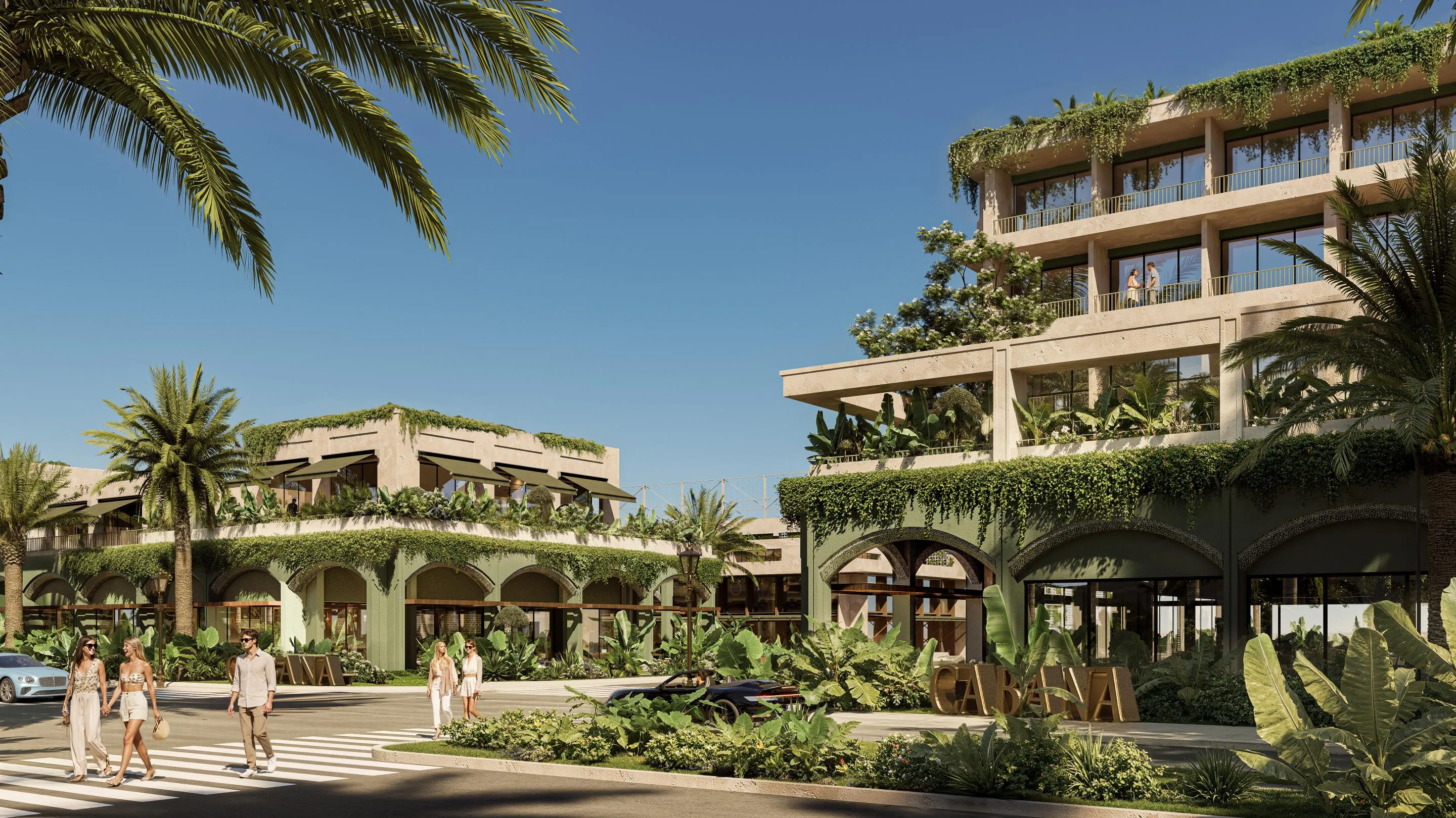 The residences exterior